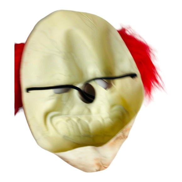 639 Halloween Clown Mask OSFM Scary Spooky Creepy Cosplay Costume Horror NEW - Picture 3 of 3